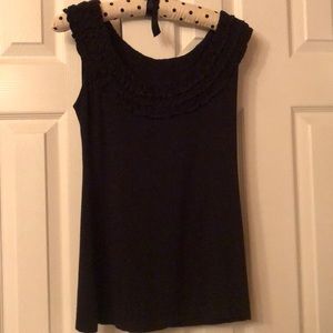 NY&Co. Classic Ruffled Stretch tank